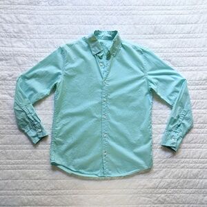 J.Crew Crewcuts Aqua Lightweight Button Down Shirt - Size 14